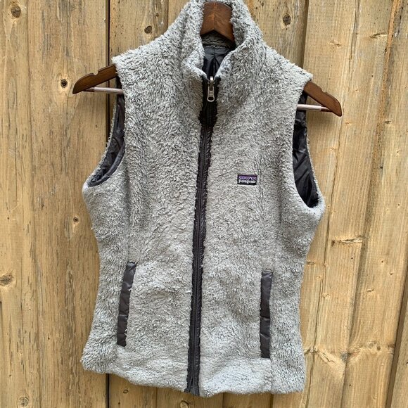 Vintage Reversible Patagonia Fleece Vest Gray - Picture 3 of 9